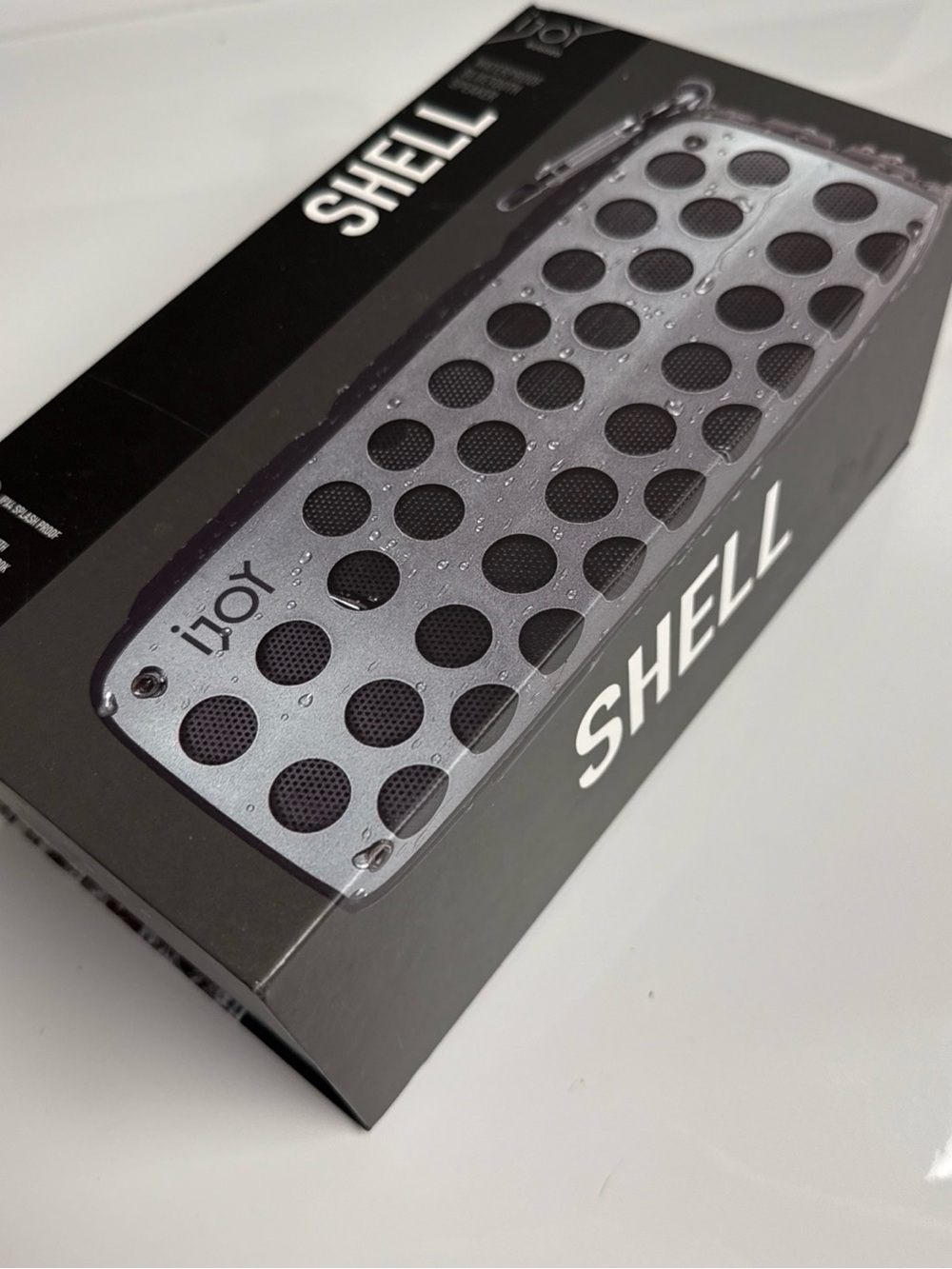 iJoy SHELL Portable Bluetooth Speaker - Silver/Black